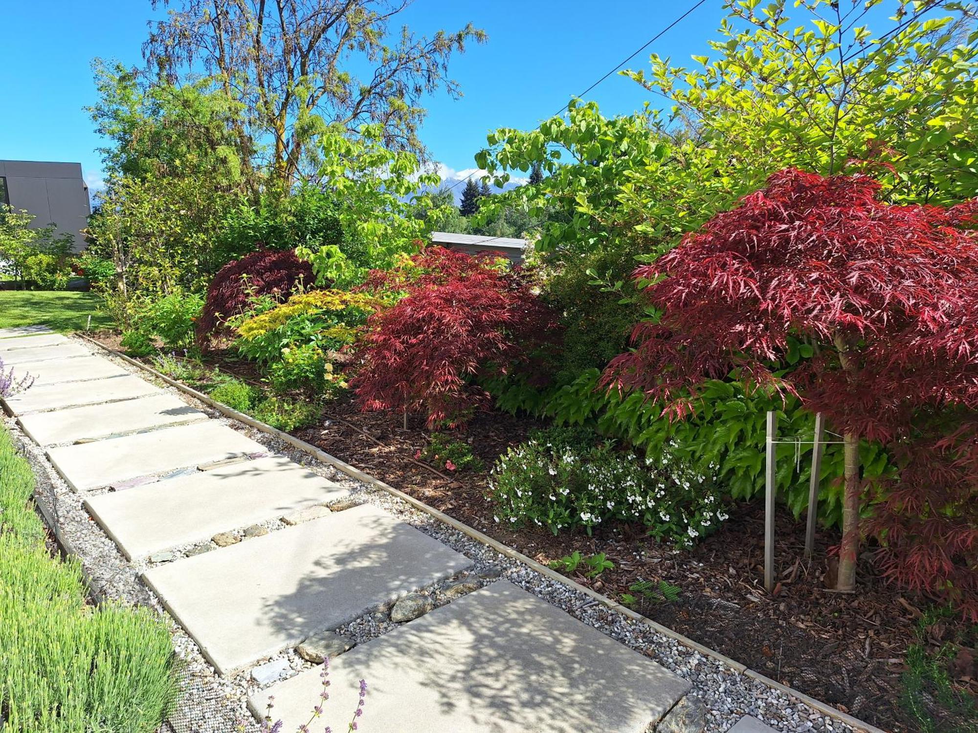 Ferienwohnung Kowhai Studio -Private Opposite Golf Course In Central Wanaka Exterior foto